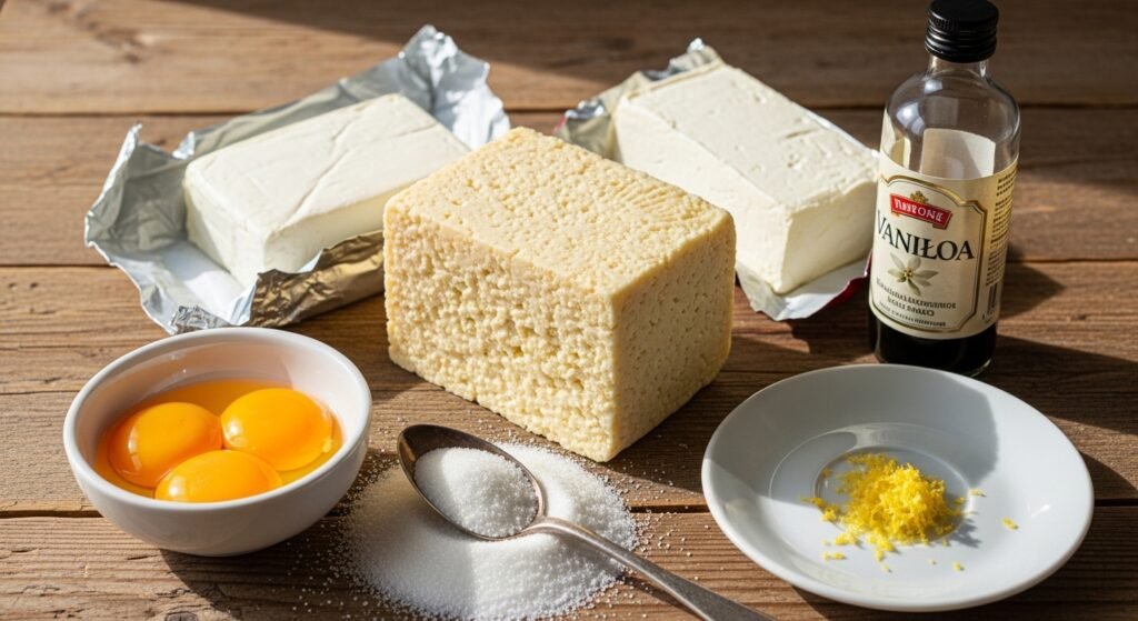 Ingredients (Sweet Cheese Filling)