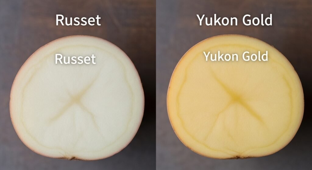 What kind of potatoes are best for potato pancakes? 