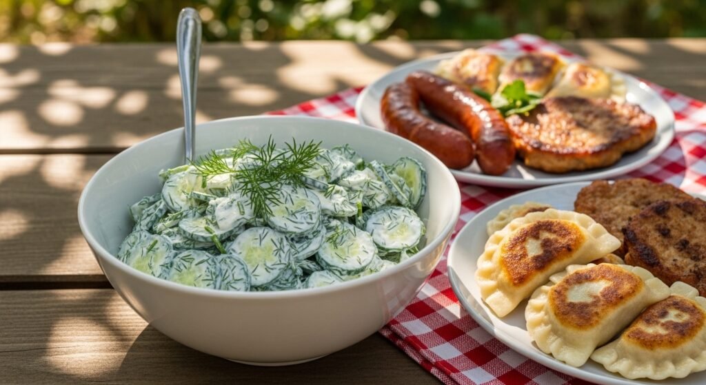 Why you will love this Polish Cucumber Salad.